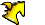 Flying yellow horse Flying yellow horse