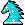 Twinkly Cyan Horse Twinkly Cyan Horse